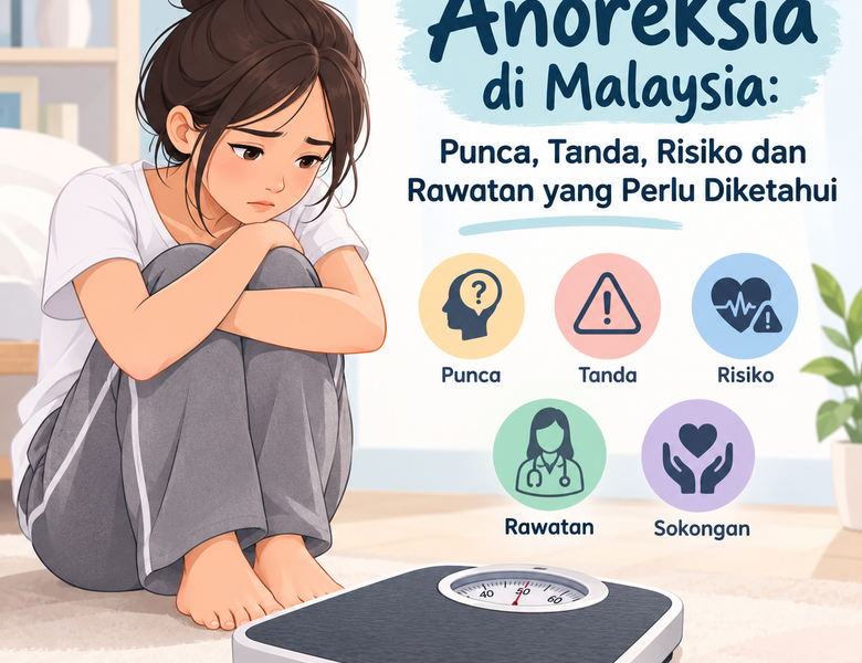 Anoreksia di Malaysia: Punca, Tanda, Risiko dan Rawatan yang Perlu Diketahui