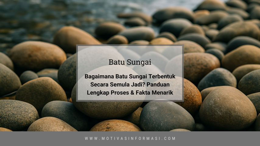 Bagaimana Batu Sungai Terbentuk Secara Semula Jadi? Panduan Lengkap Proses & Fakta Menarik [2025]